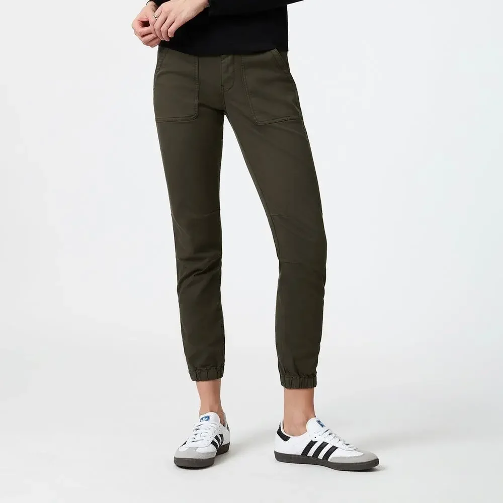 New Mavi Olive Green Luce Twill Ivy Slim Cargo Pants Size 27
